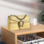 Bealin Retro Snake Print Crossbody Satchel Bag