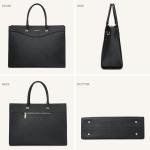 BASA BELA 16-Inch Leather Laptop Tote Bag