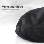 Luxury Velvet Evening Bag with Knot Closure