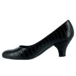 Easy Street Black Croco Women's Fabulous Pumps