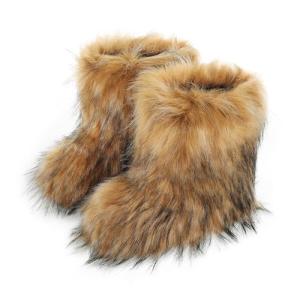 Faux Fur Mid-Calf Winter Boots for Women