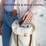 Larennt Leather Coin Pouch - Zippered Travel Wallet