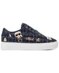 Karl Lagerfeld Paris Navy Women's Sneakers, Size 9
