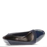 LifeStride Juliana Navy Stretch Wedge Pumps for Women