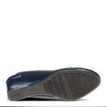 LifeStride Juliana Navy Stretch Wedge Pumps for Women