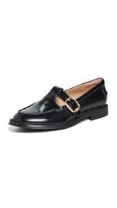 Sam Edelman Elaina Women's Black Leather Loafers