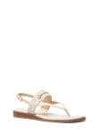 Michael Kors Lena Sandal in Vanilla/Cream, Size 6