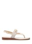 Michael Kors Lena Sandal in Vanilla/Cream, Size 6