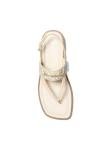Michael Kors Lena Sandal in Vanilla/Cream, Size 6