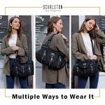 Turquoise Green Vegan Leather Hobo Bag for Women