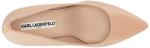 KARL LAGERFELD Nude Pointed Toe Dress Pumps