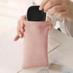 3 Pack Leather Eyeglasses Cases in Trendy Colors