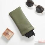 3 Pack Leather Eyeglasses Cases in Trendy Colors