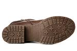 Brown Mid-Calf Fashion Boots for Women, Size 7.5
