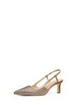 Michael Kors Alora Mid Sling Pumps in Husk