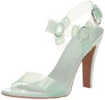 KARL LAGERFELD Mint Julep Iridescent Ankle Heels