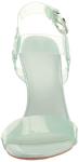 KARL LAGERFELD Mint Julep Iridescent Ankle Heels