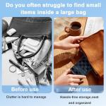 Mini Leather Makeup Bags Set for Women