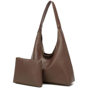 Soft Leather Hobo Tote Bag for Women