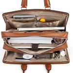 BOSTANTEN Women’s Leather Vintage Laptop Briefcase Tote