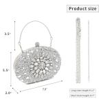 Sparkly Rhinestone Evening Clutch Bag for Women