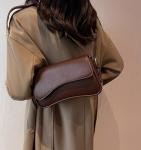 Y2K Trendy Vegan Leather Hobo Shoulder Bag