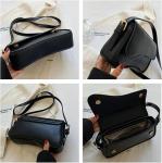 Y2K Trendy Vegan Leather Hobo Shoulder Bag