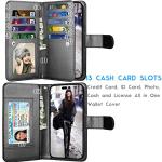 Tekcoo Luxury Wallet Case for iPhone 14 Pro Max