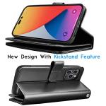 Tekcoo Luxury Wallet Case for iPhone 14 Pro Max