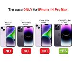 Tekcoo Luxury Wallet Case for iPhone 14 Pro Max