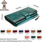 RFID Blocking Large Capacity Luxury Leather Clutch