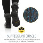 Khombu Women's Addison Black Weather Boot 7M