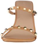 Avery Square Toe High Heeled Sandal, Doe Tan