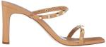 Avery Square Toe High Heeled Sandal, Doe Tan