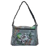 Anna by Anuschka Women's Leather Fringed Hobo Bag