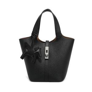 Kadynow Vegan Leather Tote Bag with Detachable Purse