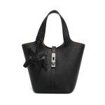 Kadynow Vegan Leather Tote Bag with Detachable Purse