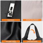 Kadynow Vegan Leather Tote Bag with Detachable Purse