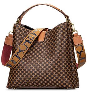 IBFUN Vintage Leather Women’s Satchel Handbag