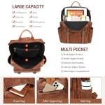 Chic PU Leather Designer Backpack Purse for Women