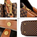 IBFUN Vintage Leather Women’s Satchel Handbag