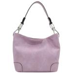 Lilac Hobo Shoulder Bag with Bold Snap Hook