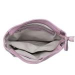Lilac Hobo Shoulder Bag with Bold Snap Hook