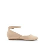 DREAM PAIRS Women’s Nude Ballet Flats with Strap