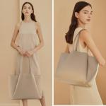 LOVEVOOK Faux Leather Laptop Tote Bag for Women