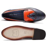 Mona Women's Leather Tassel Wingtip Loafers