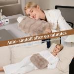 Luxury Faux Fur Electric Hand Warmer Gloves