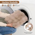 Luxury Faux Fur Electric Hand Warmer Gloves