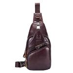 Hebetag Leather Crossbody Sling Bag for Travel