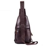 Hebetag Leather Crossbody Sling Bag for Travel
